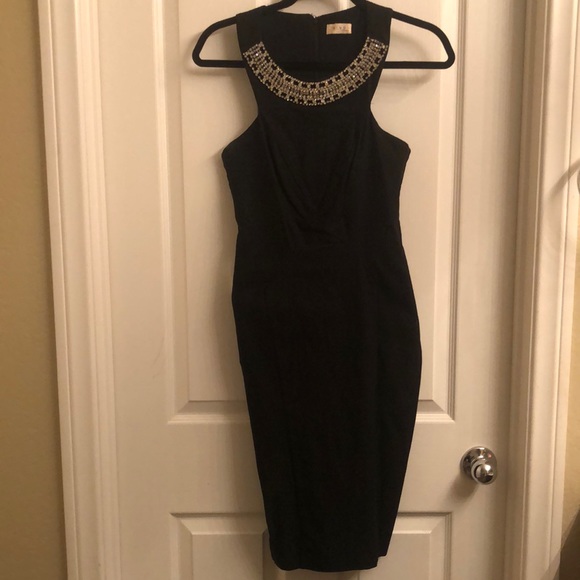 Dresses & Skirts - BLVD Collection Black Dress w/Faux Stones # 36